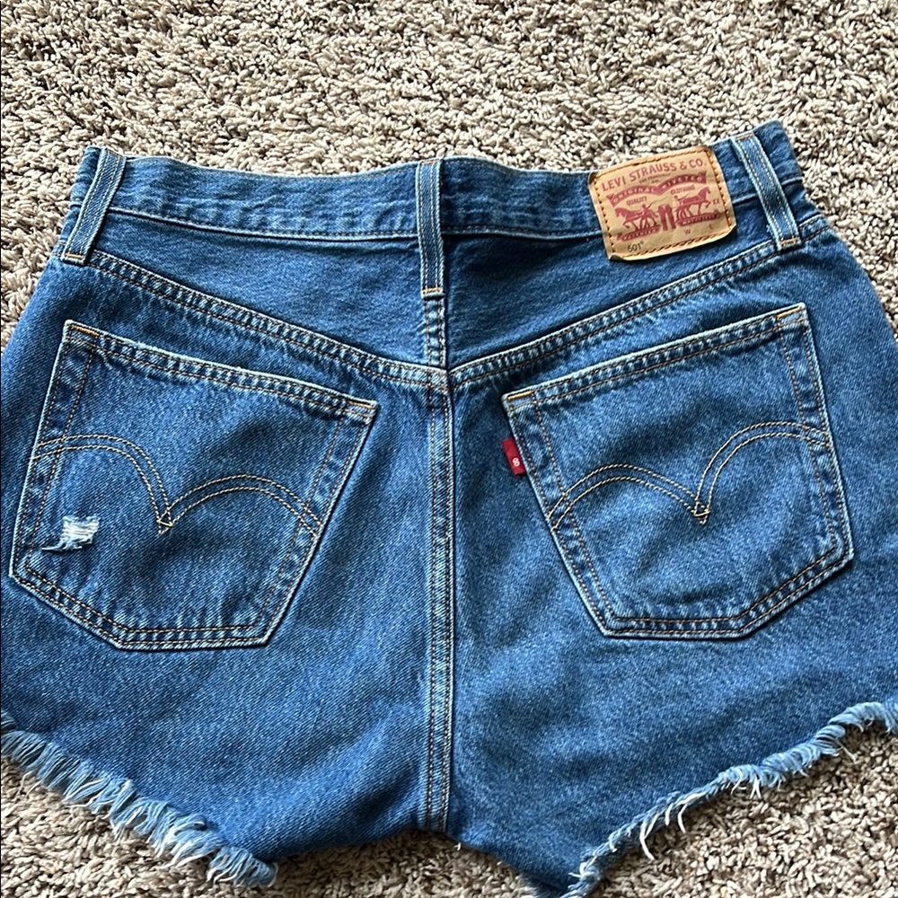 Levi's Women's Blue Denim Shorts